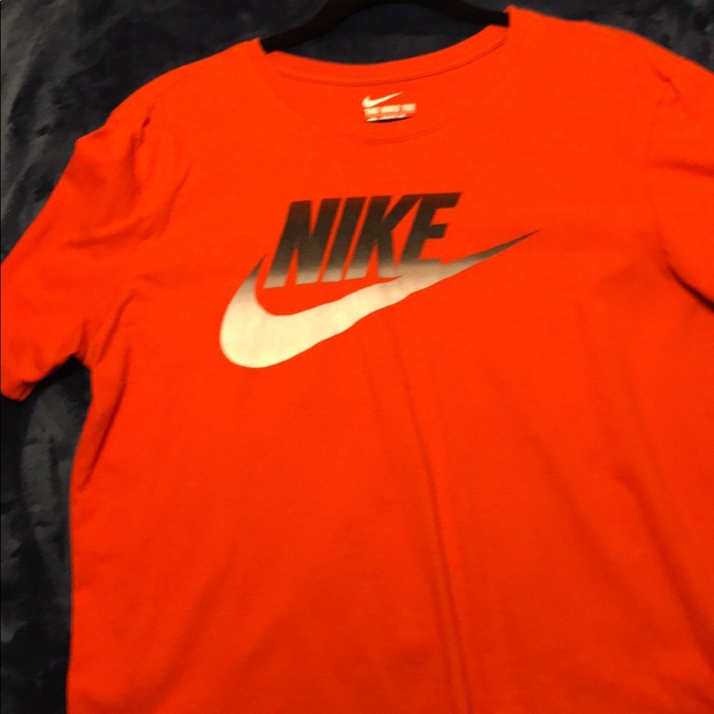 Orange Nike Tshirt- Size Large
